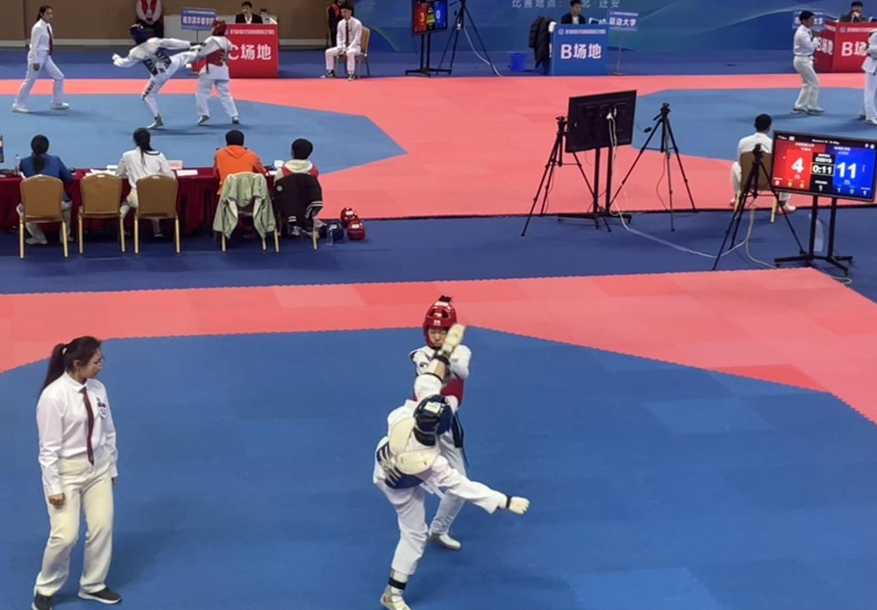 跆拳道比赛落幕，韩国选手斩获金牌
