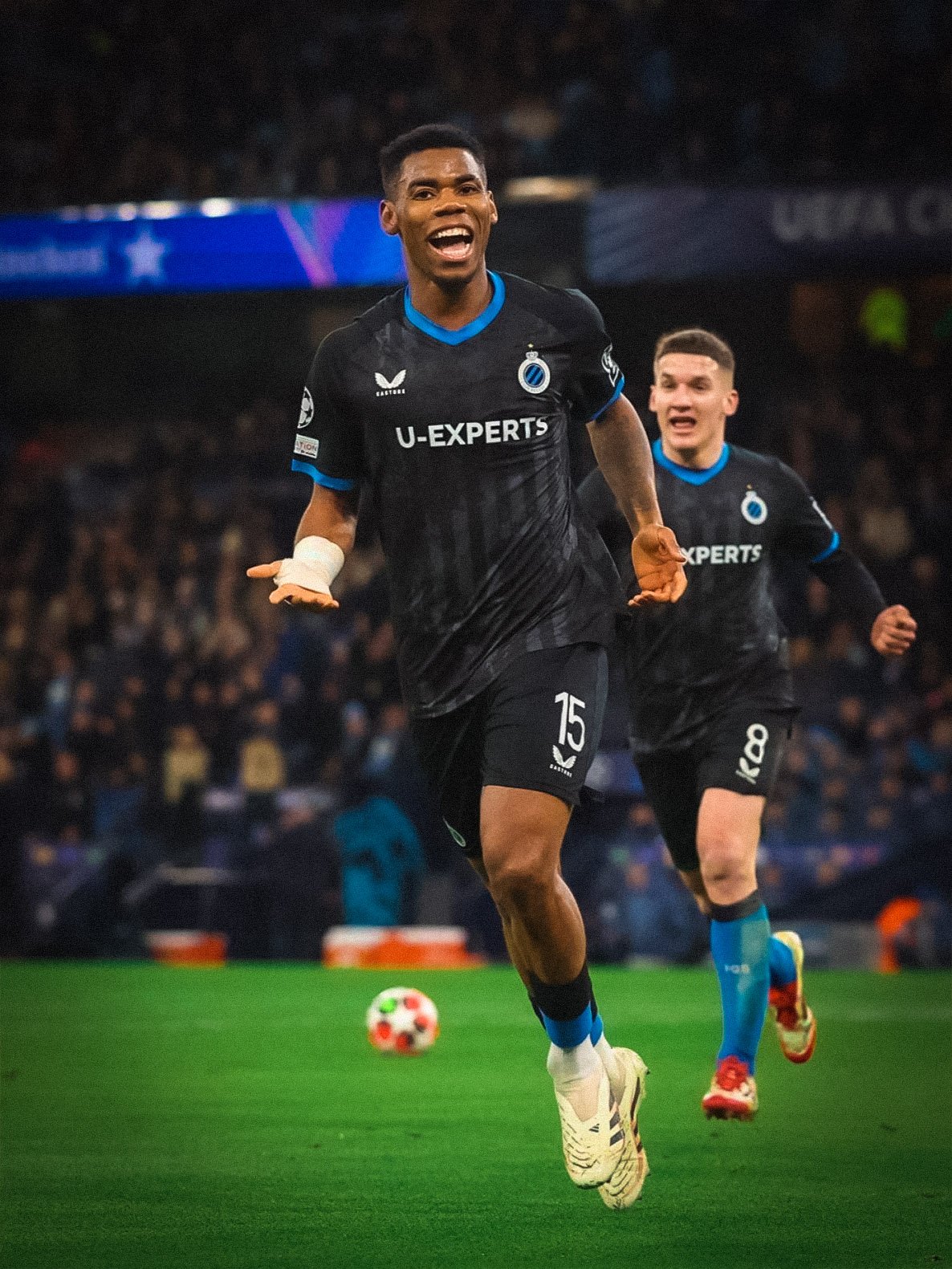 欧战中一位球员的出色表现赢得认可