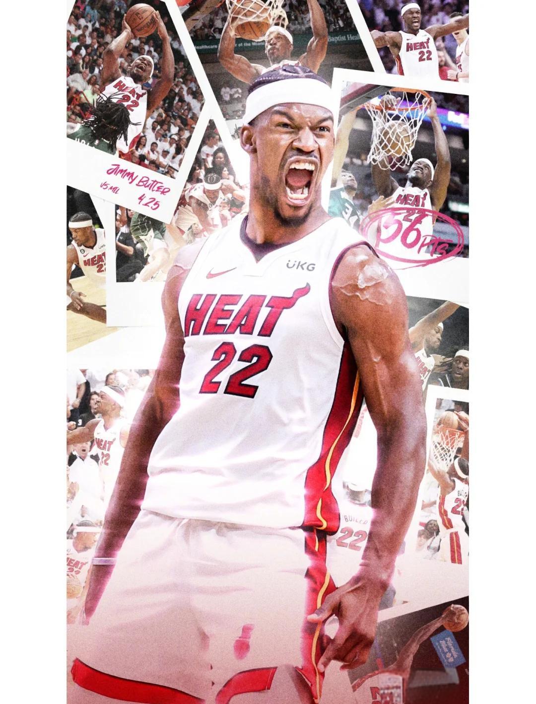 热火力克雄鹿，巴特勒砍下40分率队晋级季后赛